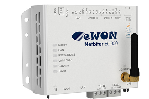 Bộ chuyển đổi giao thức Gateway EWON Netbiter EC350 mạng Ethernet hoặc 3G/GSM/GPRS